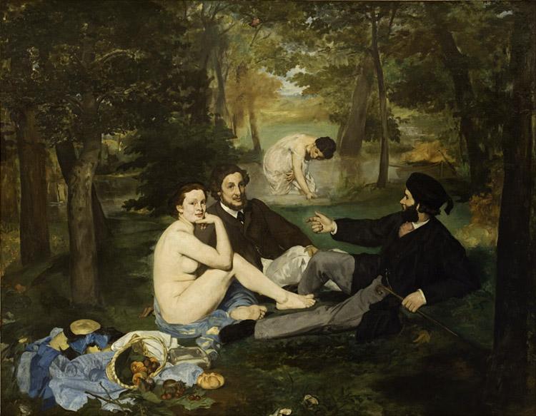 Edouard Manet Dejeuner sur I'herbe (mk09) France oil painting art
